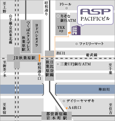 秋葉原 Office地図